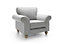 Ingrid Collection Armchair in Light Grey
