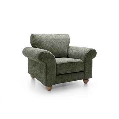 Ingrid Collection Armchair in Rifle Green