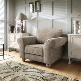 Ingrid Collection Armchair in Taupe