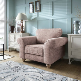 Ingrid Collection Armchair in Woodrose