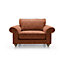 Ingrid Collection Cuddle Chair in Burnt Orange