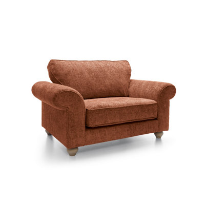 Burnt orange store snuggle chair