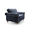 Ingrid Collection Cuddle Chair in Dark Blue