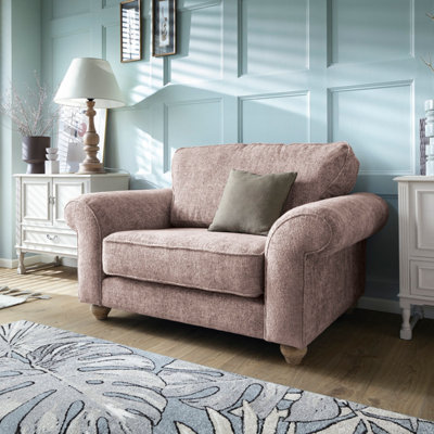 Ingrid Collection Cuddle Chair in Woodrose