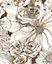 Ink Rose Abstract Floral Peel and Stick Wallpaper