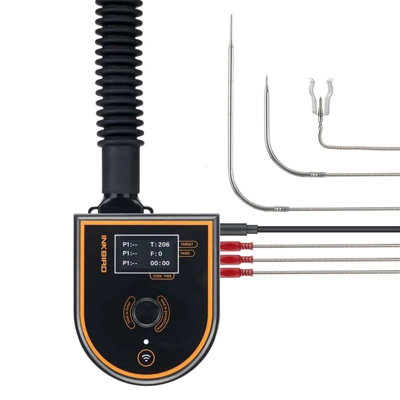 Inkbird ISC-007BW Grill Temperature Controller - Stable Grilling, Smart Thermometer with 3 Probes