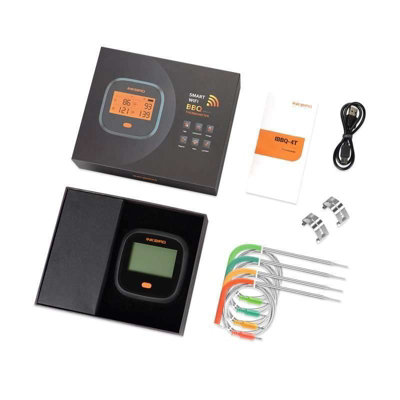 Inkbird Wi-Fi IBBQ-4T Smart Digital Thermometer with Four Probes - BBQ and Cooking Temperature Monitoring - 6