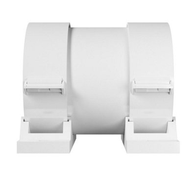Inline Bathroom Extractor Fan 125mm / 5" with Bracket Ducting