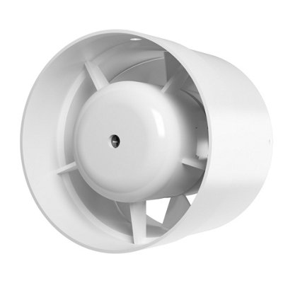 Inline Extractor Fan 100mm / 4" with Ball Bearing Exhaust Vent