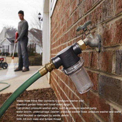 Inline Sediment Filter for Pressure Washer&Whole House Water Pre ...