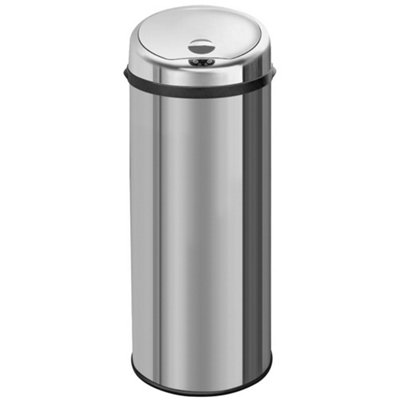 Inmotion 50L Brushed Steel Auto Automatic Sensor Kitchen Waste Dust Bin