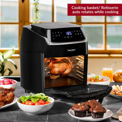 Innoteck Air Fryer Oven With Rotisserie And Dehydrator: cheap air fryer  does lots, pretty well