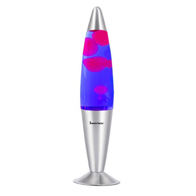 Innoteck 16" Soothing Motion Lava Lamp -  Pink Lava, Purple Liquid.