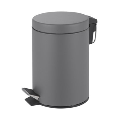 Innoteck Essentials 3Litre Round Pedal Dustbin with Removal Plastic ...