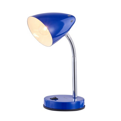 Innoteck Essentials Cone Flexible Neck Desk Lamp - Blue