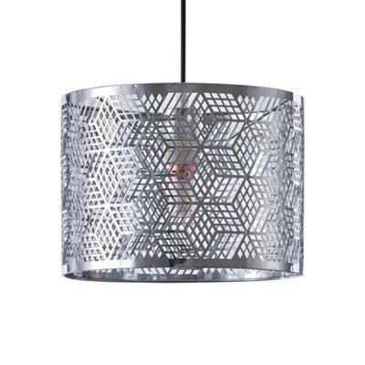 Innoteck Essentials Geometric Light Shade - Chrome Metal