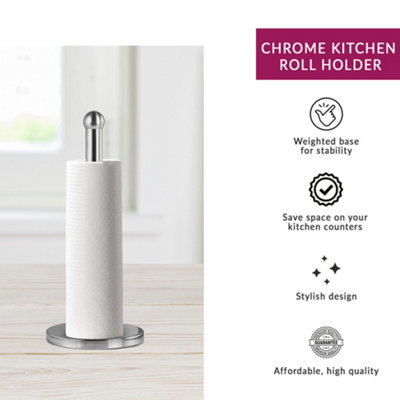 Innoteck Essentials Kitchen Paper Towel Holder - Chrome