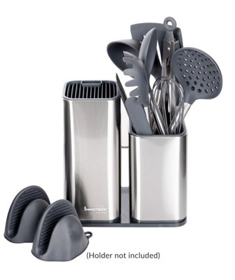 Innoteck Essentials Kitchen Silicone 12pc Cooking Utensil Set.