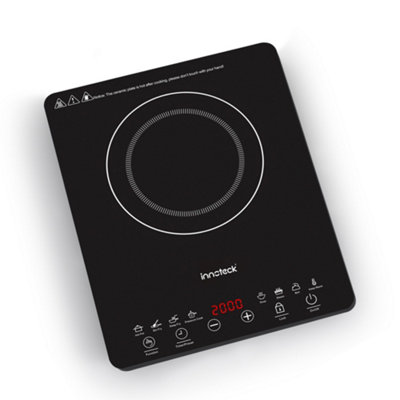 Innoteck Kitchen Pro Single Digital Induction Hob -8 Pre-sets ...