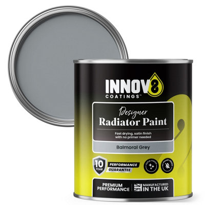 Innov8 Coatings Designer Radiator Paint - Balmoral Grey - 750 ml ...