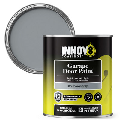 Innov8 Coatings Garage Door Paint - Balmoral Grey - 750 ml - Satin