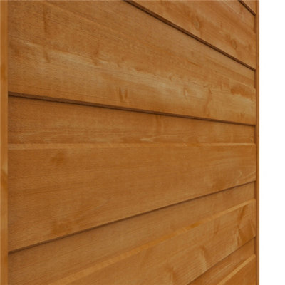 INSATLLED - 10 x 8 (2.95m x 2.35m) Wooden Classic APEX Summerhouse (12mm T&G Floor + Roof) (10 x 8) (10x8)