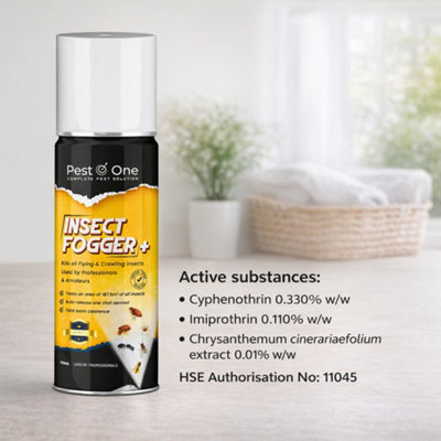 Insect Fogger for Fleas Bed Bug, Flies, Moths Bomb Fogger kill all One ...