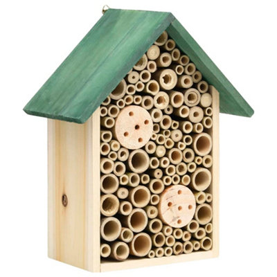 INSECT HOTELS 2 PCS 23X14X29 CM SOLID FIRWOOD