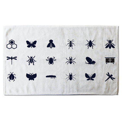 Insect icons (Bath Towel) / Default Title Price Comparisons | Compare The Build