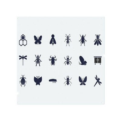 Insect icons Designer Splash Back designer style