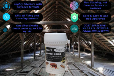 Insect Smoke Bombs Mini Smoke Bomb Foggers For Effective Control Of All ...