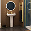 Insignia Brushed Brass 1000mm 8mm Complete Shower Suite, inc Complete Shower, Toilet, Basin and Taps