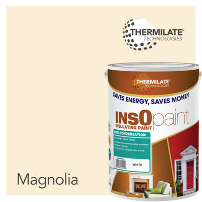 InsOpaint Anti Condensation Paint - Stops Condensation on Interior Walls & Ceilings - Londons Magnolia