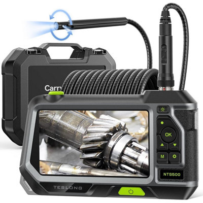 INSPECTION CAMERA WITH 5 INCH HD SCREEN 9.5MM DUAL LENS 5 METRES