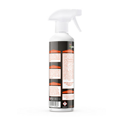 Stove Glass Cleaner, Dissolves Soot, Grease & Tar