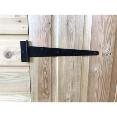 INSTALL INCLUDED - 10 x 6 REVERSE Windowless Pressure Treated T&G Single Door Apex Garden Shed  (10' x 6') / (10ft x 6ft) (10x6)