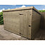INSTALLED 10 x 6 WINDOWLESS Garden Shed Pressure Treated T&G PENT  Shed + Single Door (10' x 6' / 10ft x 6ft) (10x6)