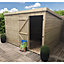 INSTALLED 10 x 6 WINDOWLESS Garden Shed Pressure Treated T&G PENT  Shed + Single Door (10' x 6' / 10ft x 6ft) (10x6)