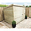 INSTALLED 7 x 7 WINDOWLESS Garden Shed Pressure Treated T&G PENT  Shed + Single Door (7' x 7' / 7ft x 7ft) (7x7)