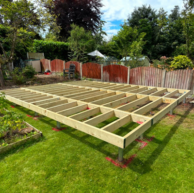 Installed Soild Groundscrew Base foundation for any Garden Building Full Professional From 0sq Ft to 72sq Ft