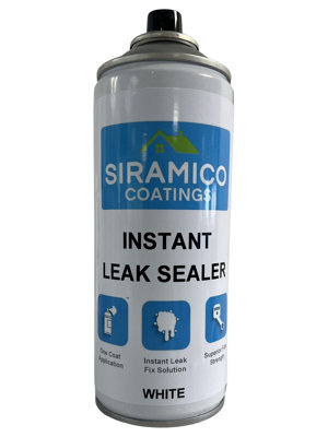 Instant Leak Sealer White - 400ml - Waterproof Sealant Spray | DIY at B&Q