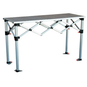 Instant Shelter 1.5m Concertina Table With Aluminium Top
