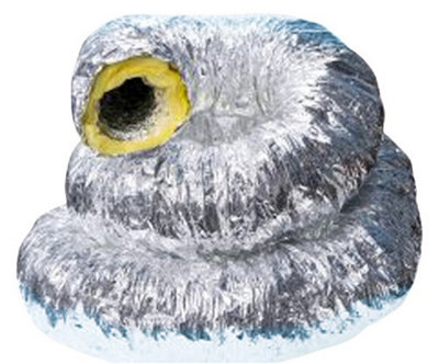 Insulated Flexible Ducting - 10 Metre - 406mm (16") Diameter