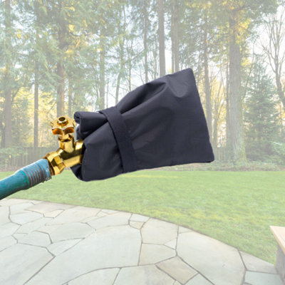 Insulated Outside Tap Cover Black at B&Q