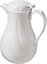 Insulated Serving Jug - Impact, Stain & Odour Resistant Triple Wall Hot or Cold Drinks Jug with White Swirl Design - 42oz/1.25L