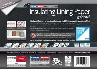 Insulating Lining Paper Graphite +