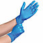 Intco Super Strong Vinyl Gloves Large - Medical Examination - Blue - 100pk