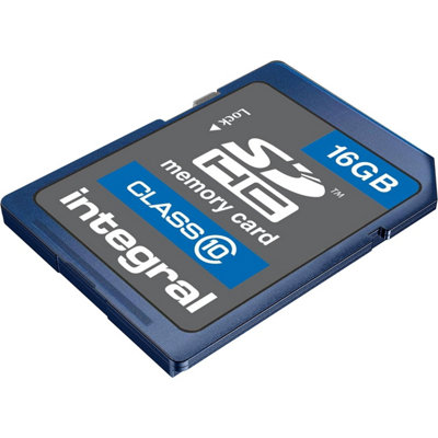Integral 16GB SDHC Class 10 Flash Memory Card