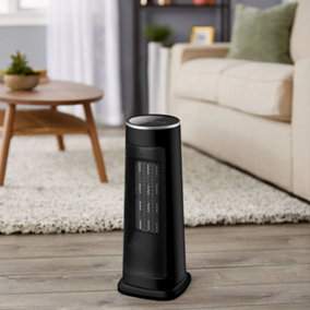 Intellectual PTC Ceramic Portable Freestanding  Electric Fan Heater with Remote Control