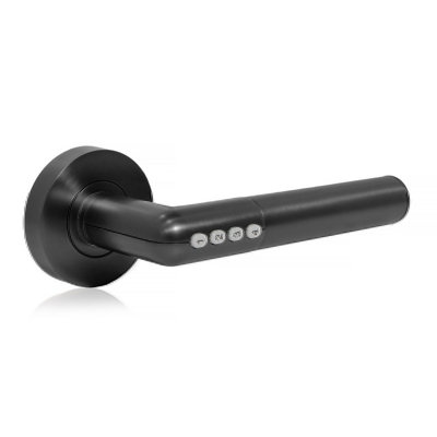 Intelligent Hardware Electronic Smart Door Handle with Code & Bluetooth - Black